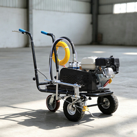 Offre Spéciale : Machine de Marquage Routier à Essence, Pulvérisateur de Peinture Froide, Traceur de Lignes pour Projets de Marquage des Allées de Parking et des Chaussées