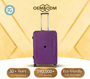 <span class=keywords><strong>Valise</strong></span> en PP entièrement recyclable 2026, écologique, coque rigide, trolley diplomat, haute qualité, fabrication OEM directe pour les voyages écologiques - Product Image 2