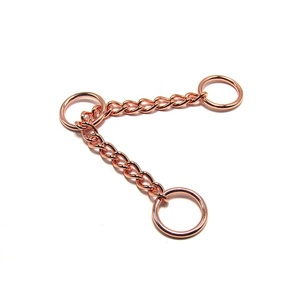 Collier de chien réglable en acier inoxydable 5/8 chaîne de martingale demi-chaîne de spectacle de starter pour collier de chien - Product Image 2