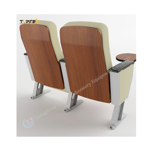 Venta al por mayor personalizar muebles de teatro asiento de auditorio película cine silla plegable con portavasos - Product Image 3