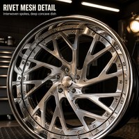 Nouvelles jantes XTTD personnalisées multi-rayons concaves profondes en alliage d'aluminium forgé chromé poli 5x114.3/120/100/108 PCD haute performance