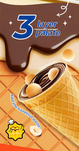 กรวยโกโก้กรอบ <span class=keywords><strong>Ovaltine</strong></span>-ช็อคโกแลตหวานสดชื่น1ปีในกล่องสำหรับใส่ชาและขนมขบเคี้ยว - Product Image 3