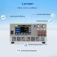 Fuente de Alimentación CC Programable de Tres Canales Loitest 0~30V 0~20A 200W, Fuente de Alimentación de Banco Ajustable, Bajo Ruido, 82% de Alta Eficiencia