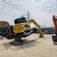 Excavatrice sur chenilles d'occasion KOMATSU PC70, 7 tonnes, matériel de construction pour l'excavation de fondations, fournisseur PC88MR PC60 PC78US