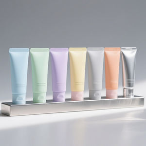 ضغط فارغ من البلاستيك البيئي الفاخر المخصص لتعبئة مستحضرات التجميل مع غطاء لولبي للعناية بالبشرة - Product Image 2