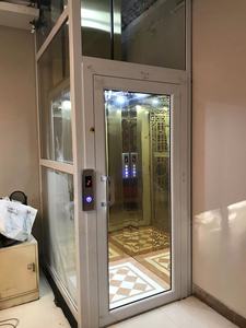 Elevador de dimensiones 250 Kg Elevación Equipo de vidrio de seguridad residencial 3 pisos Puerta lateral Pasajero Pequeños elevadores para el hogar - Product Image 5