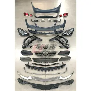 Car Bumpers For Benz W207 E Class Coupe Old Upgrade To New 2014-2017 Body Kits