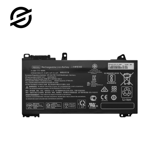 RE03XL HSTNN-0B1C HSTNN-DB9A HSTNN-OB1C HSTNN-UB7R Original Laptop Battery for HP ProBook 450 430 440 G6 Rechargeable Notebook