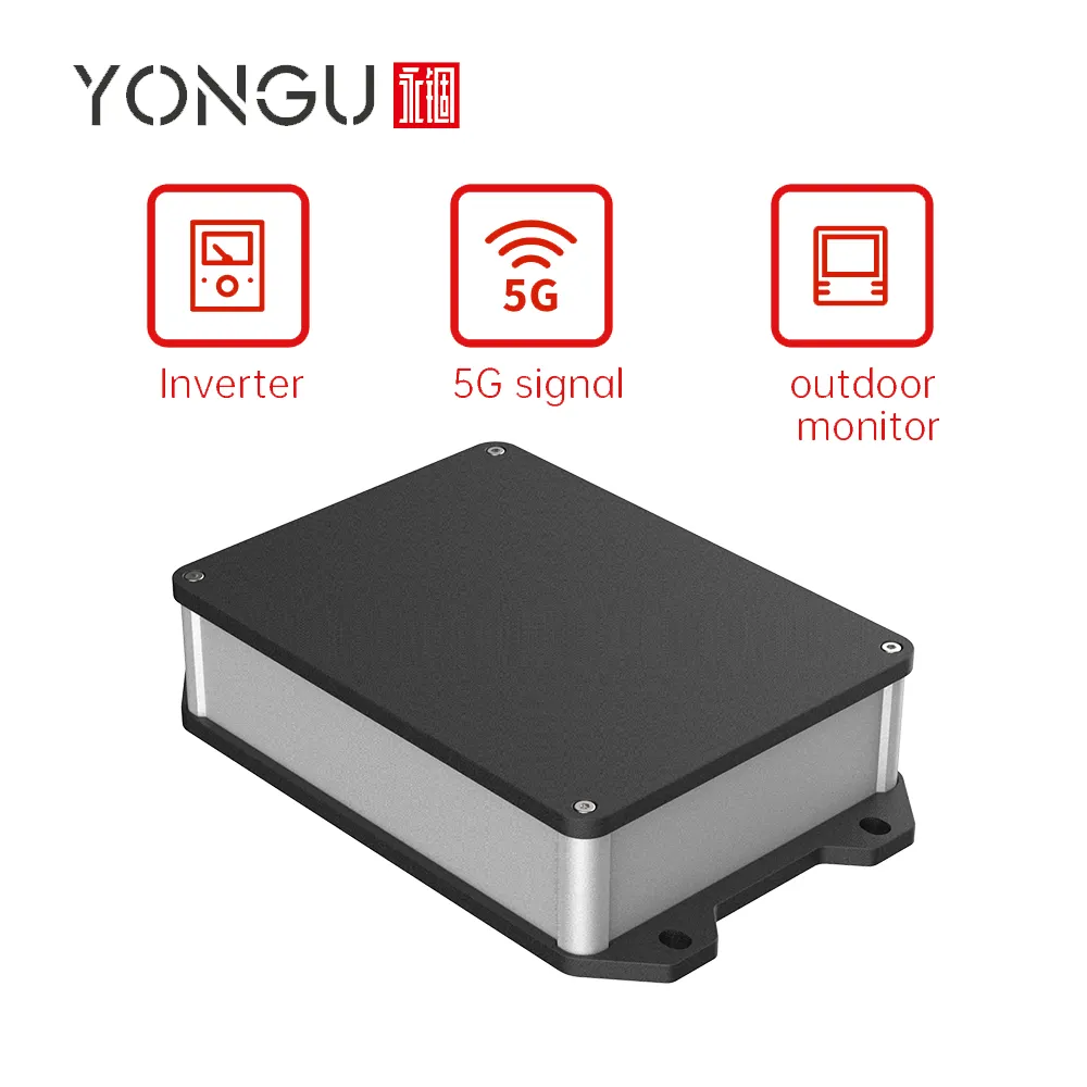 Yonggu-cajas de equipo eléctrico personalizado L08, 170x125MM, carcasas electrónicas de aluminio para exteriores, Caja impermeable Ip68