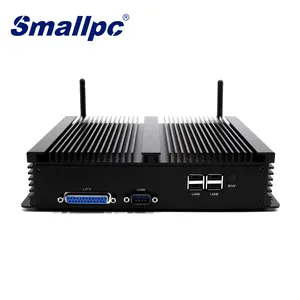 Smallpc Industriële Fanless Mini Computer In-Tel Core I5-8250 6com Poorten Automatisering Controle Mini Pc