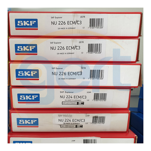 Brass Cage Original SKF Roller Bearings NU226 C3 MADE in GERMANY Good Performance SKF Cylindrical Roller Bearings NU226