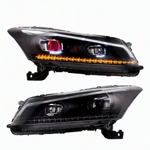 Phares Vland pour Accord Sedan 2008-2012, <span class=keywords><strong>feux</strong></span> de jour avec yeux de démon (ampoules non incluses) - Product Image 1