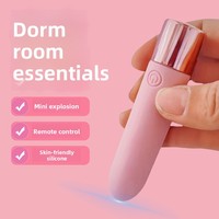 USB-Aufladbarer Bullet Vibrator Leistungsstarker Vibrierender Dildo Massagegerät 10 Vibrationsmodi Kabellose Fernbedienung Mini Klitoris G-Punkt Stimulator