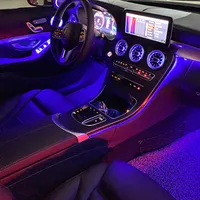 Diffuseur d'air de type turbine 256 couleurs pour Mercedes W205 W213 W222 W117 W156 W176 |   Diffuseur d'air pour voiture à commande Bluetooth via application, 64 couleurs