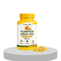 Capsules d'huile de graines de citrouille en gros ODM OEM - Soutien naturel pour la santé de la prostate et la fonction urinaire des hommes, certifié Halal, 120 gélules