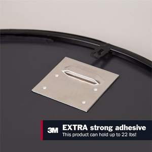 Kit <span class=keywords><strong>de</strong></span> <span class=keywords><strong>plaque</strong></span> <span class=keywords><strong>de</strong></span> suspension d'image adhésive pour miroirs et œuvres d'art/photos suspendues <span class=keywords><strong>sur</strong></span> <span class=keywords><strong>verre</strong></span> ou autres panneaux plats - Product Image 3