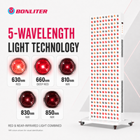 Panneau de luminothérapie rouge Duty Free 1500W 5 longueurs d'onde Corps entier 300 LED Stock local US Livraison rapide 2-5 jours avec support