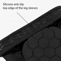 Manchons de compression pour mollets de football avec rembourrage en nid d'abeille EVA, protège-tibias, expédition immédiate, manchons de protection pour les jambes pour la course à pied