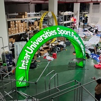 Arche de présentation en tissu tendu pour événements sportifs, présentoir 3D Ez Up Winner pour événements de football et de course