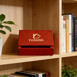 קופסת מתנה יוקרתית, ניתנת להתאמה אישית, ידידותית לסביבה, עשויה מחומרים ממוחזרים, קופסת עטים, קופסת אריזה לתרופות צמחיות, קופסת צדפה. - Product Image 5