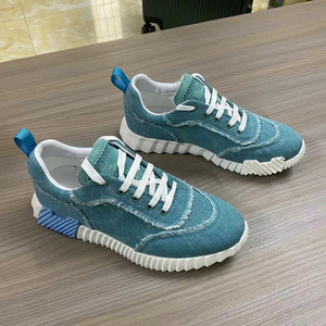 <span class=keywords><strong>Scarpe</strong></span> Sportive Casual Bianche in Denim Lavato con Lacci, Stile Unisex, Fodera in Vera Pelle, Antiscivolo, per Esportazione Uomo - Product Image 3