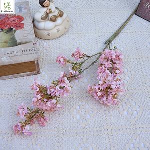 Fleurs artificielles en soie lilas vintage, simulation, accessoires de mariage, <span class=keywords><strong>exposition</strong></span>, 6 couleurs - Product Image 5