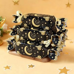 6 Pezzi Scatole Regalo Eid Mubarak Sacchetti di Carta per Dolci Ramadan per Forniture per <span class=keywords><strong>Feste</strong></span> <span class=keywords><strong>Islamiche</strong></span> Musulmane Scatole Regalo Decorative a Forma di Luna per Eid - Product Image 1