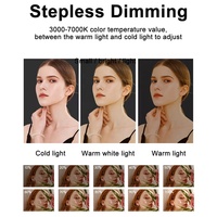 Lampe LED portable Takenoken pour vidéo, mini éclairage de remplissage en plastique pour caméra, téléphone portable et maquillage, idéale pour le streaming en direct et la photographie