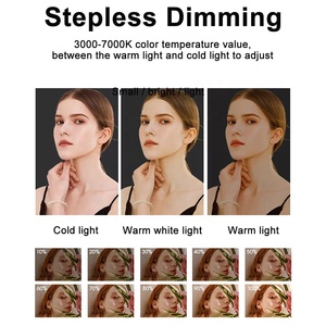 Lampe LED portable Takenoken pour vidéo, mini éclairage de remplissage en plastique pour caméra, téléphone portable et maquillage, idéale pour le streaming en direct et la photographie - Product Image 6