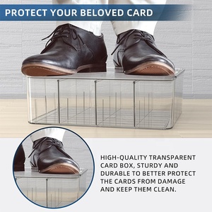 Scatola Trasparente per Conservazione <span class=keywords><strong>Carte</strong></span> Collezionabili, Contiene Oltre 2000 <span class=keywords><strong>Carte</strong></span>, Scatola in Acrilico per Mazzi di <span class=keywords><strong>Carte</strong></span> da Baseball - Product Image 5