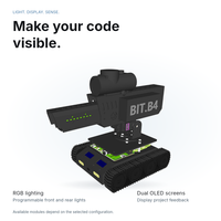 Kit de voiture robot à chenilles 4x4 programmable avec roues Mecanum, plateforme éducative STEAM ESP32 Raspberry Pi K230