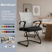 Chaise de conférence ergonomique en maille de style moderne, directement de l'usine, pour la maison, le bureau, les salles de réunion et les visiteurs