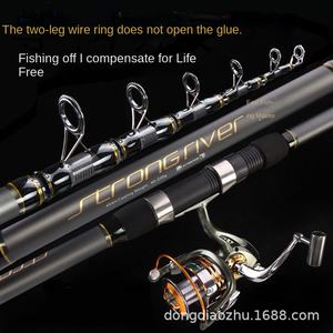 Canne à pêche longue portée East Sea Fishing modèle FI171, en carbone super dur, 6 sections, 113 cm, pliée, ensemble complet, 388 g - Product Image 5