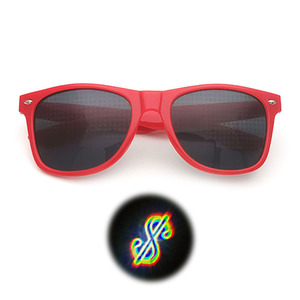 スポット花火回折ドル特殊効果光学ミラーボールパーティーグラスバー小道具ワイヤレス点滅LEDサングラス - Product Image 6