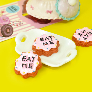 Cabujón de resina plano con diseño de mini galleta, superventas, para manualidades, material para carcasas de teléfono móvil, adornos para casas de muñecas - Product Image 5