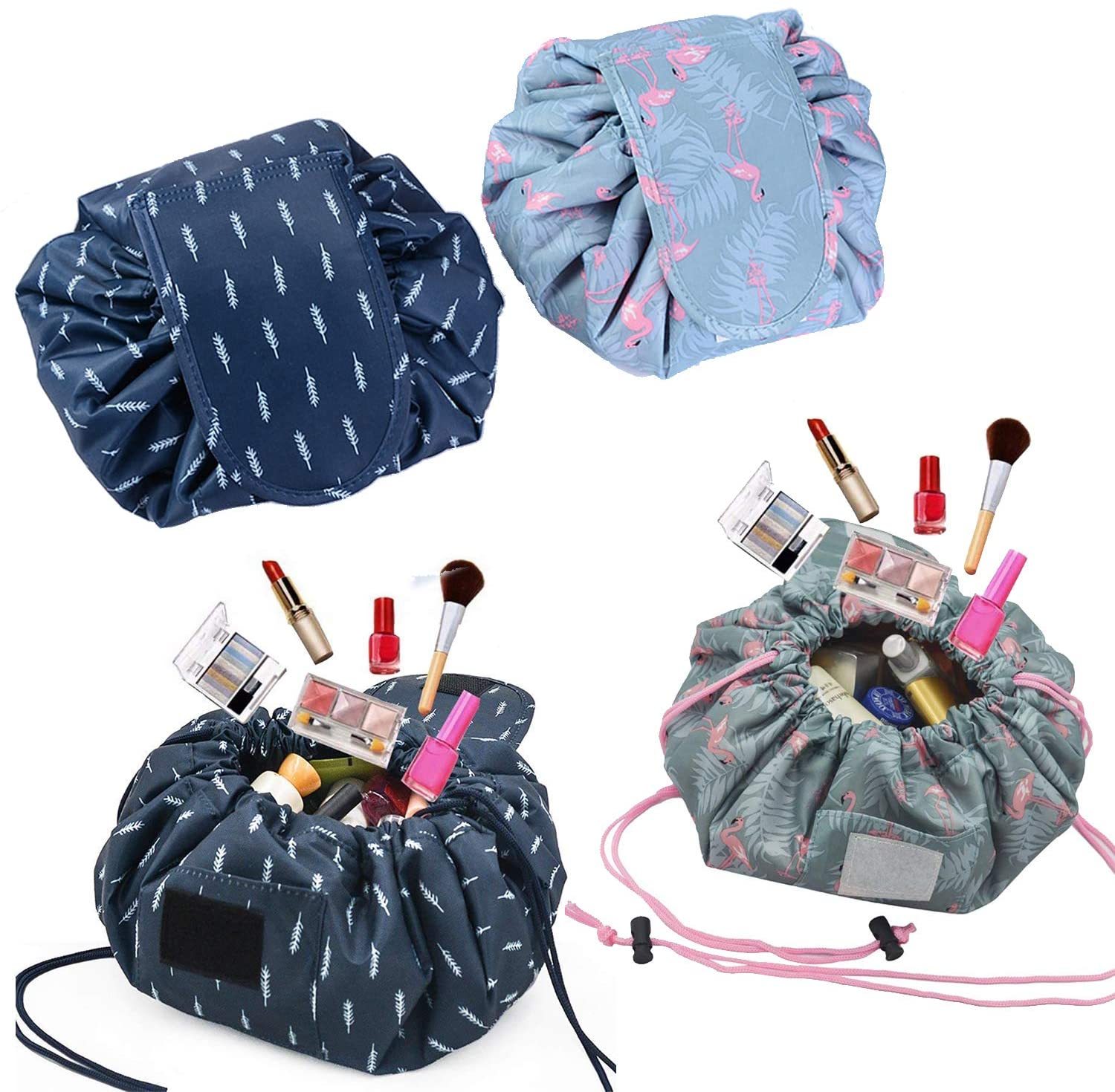 MLPKOI Trousse De Maquillage à Cordon – Sac Cosmétique Paresseux 22x16x10cm – Portable & Pliable