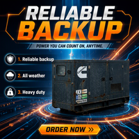 Générateur diesel électrique monophasé 250 kW 50/60 Hz super silencieux à faible bruit certifié EPA CE UKCA pour Cummins Weichai Yuchai avec ATS
