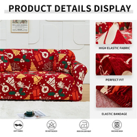 Fabrik Günstige Elastic Couch Covers Protector Grids Feder blätter Sofa Schon bezug Stretch Spandex Sofa bezug