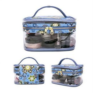 Estuche de Maquillaje de Muestra Gratuita, Maleta de Viaje Portátil Grande, Personalización Profesional con Impresión de Logotipo, Bolsa de Maquillaje Transparente de PVC - Product Image 4