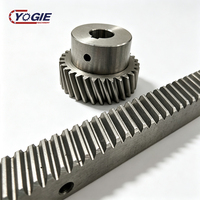 Crémaillère en acier robuste sur mesure pour l'exploitation minière, à dents hélicoïdales droites, surface trempée, pour transmission linéaire industrielle de machines CNC