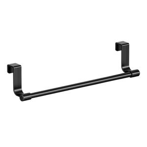 Toallero minimalista de barra única para puerta de armario de cocina, no requiere perforación, fácil instalación, capacidad de carga de 5 kg, plástico - Product Image 5