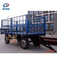 Remorque pour bétail, cage à bétail, remorque pour chevaux, remorque pour tracteur agricole, remorque pour VTT