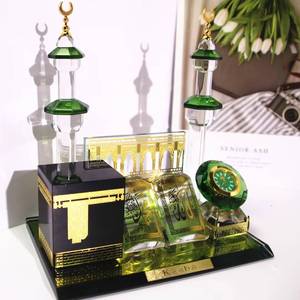 Islamic Muslim Party Gifts Ramadan Crystal Glass Desk Accessories Office Desktop Home <b>Table</b> Decoration - Product Image 2