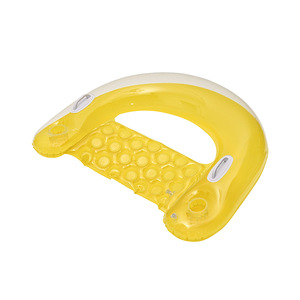 TANYOZHE Inflatable Floating Chair 108x88cm U-Shaped <b>Backrest</b> Water Sofa Adult Pool Lounger - Product Image 2