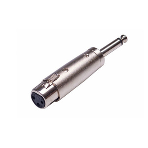 T108 Xlr Female To 6.5mm Mono Male Audio <b>Adapter</b> Zinc Alloy Connector - Product Image 1