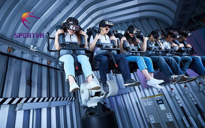 Cine VR 360 Vision 9D con Sillas Metálicas Giratorias para Uso Educativo, en Aeropuertos y en el Hogar - Product Image 4