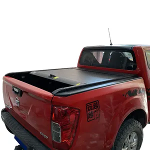 Tapa de rodillo retráctil de aleación de aluminio, cubierta impermeable para cama de camión, para Nissan Navara np300