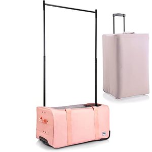 Free sample Luxury Rolling <b>Travel</b> Dance <b>Bag</b> with Garment Rack, <b>Wheeled</b> Duffel <b>Bag</b> Luggage, Customized - Product Image 4