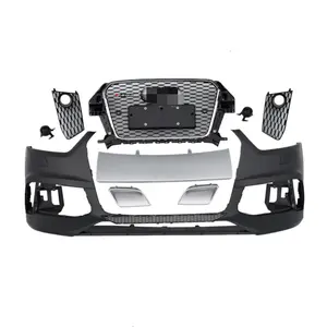 前保险杠唇/格栅/skir/foglight case surround 全集车身套件，用于 2012-2015 奥迪 q3 升级奥迪 RSQ3