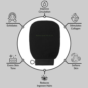 Logo privé 150D simple viscose corps <span class=keywords><strong>gommage</strong></span> gant bain <span class=keywords><strong>Massage</strong></span> maroc <span class=keywords><strong>Spa</strong></span> gants <span class=keywords><strong>Hammam</strong></span> douche exfoliant gant - Product Image 4